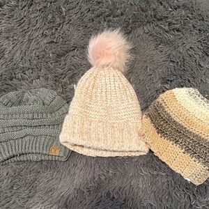 Stocking hat bundle ! CC , time and true